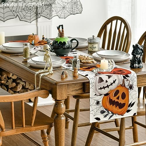 Artoid Mode 210 GSM Halloween Table Runner Home Party Decor 13x90 Inch