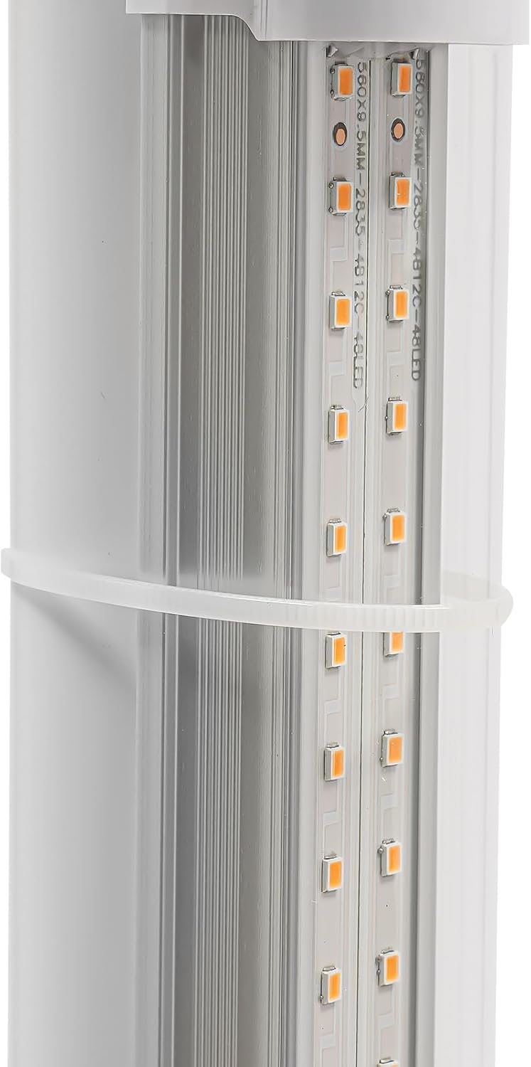 Hydroponic Tower Growing System Kits with LED Grow Lights 30 Pods Indoor Vertical Planter Germination Kit 6 Layers