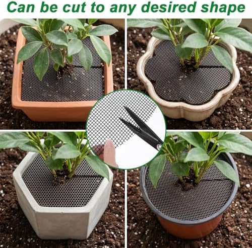 6 Pcs Plant Pot Cover, Plant Protector from Cats Cuttable