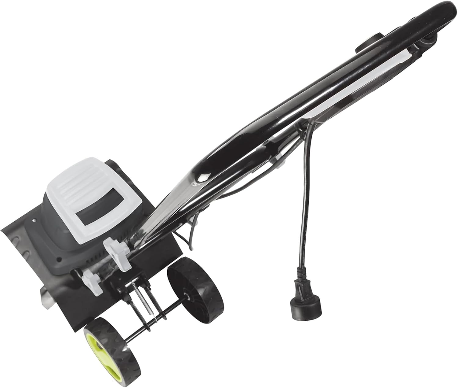 Sun Joe Electric Garden Tiller and Cultivator with 3 Position Height Adjustment Maximum 12-inch Cultivating Width and 8