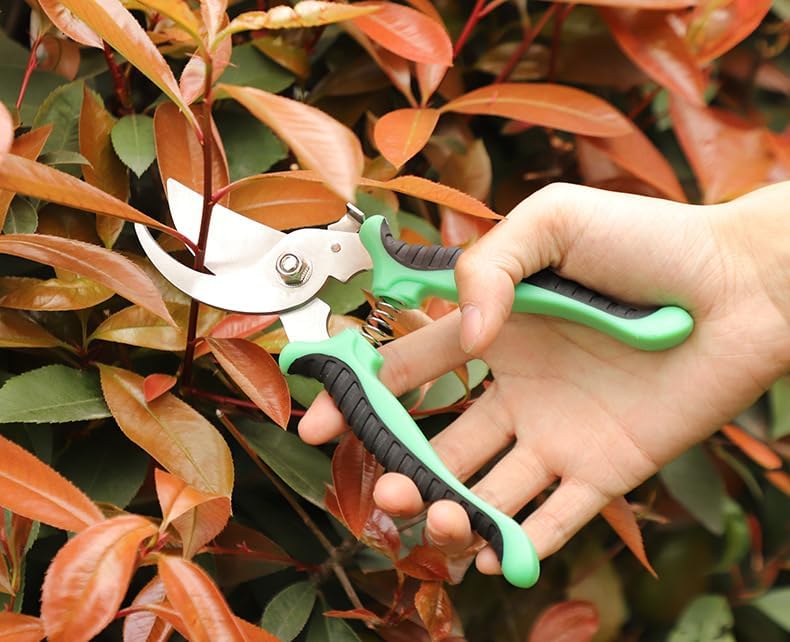 11-Piece Garden Tools Set – Heavy Duty Aluminum Alloy Hand Tools with Ergonomic Non-Slip Handles, Rust Resistant –