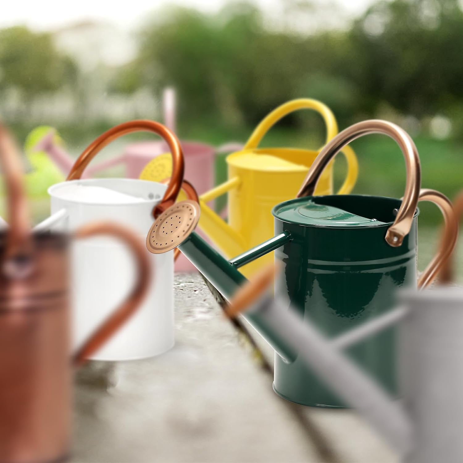 Metal Watering Can with Removable Spout, Galvanized Watering Can, Perfect for Indoor Use and for Outdoor Use (1