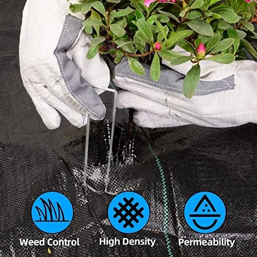 LAVEVE Heavy Duty Weed Barrier Landscape Fabric 6FT x 100FT