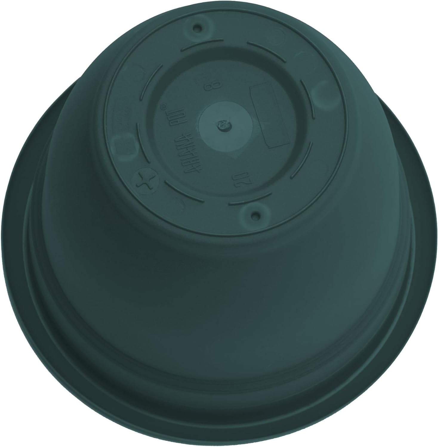 Bloem Ariana 12" Plastic Self-Watering Planter, Charleston Green, 2-Pack | Self-watering disk at the bottom of each pot