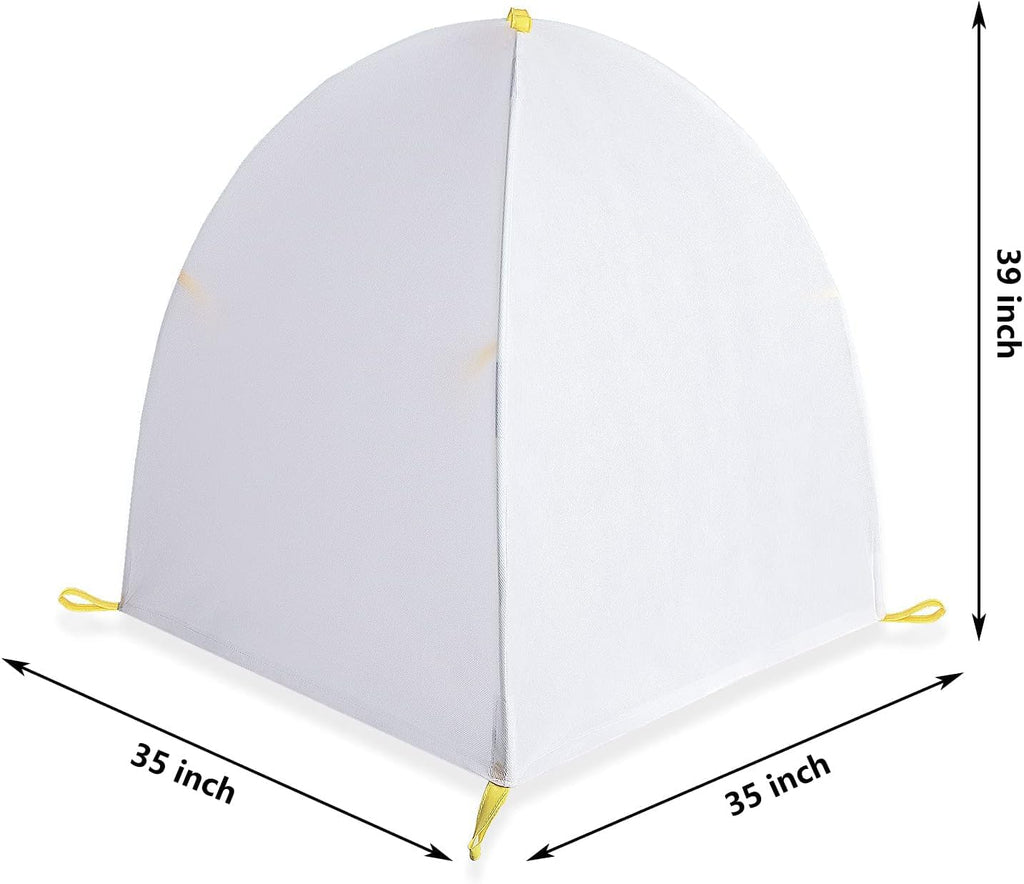 DECOHS 35 x 35 x 39 Inch Warm Plant Protection Tent-Winter Shrub Covers-Winter Snow & Frost Covers Protecting Fruit