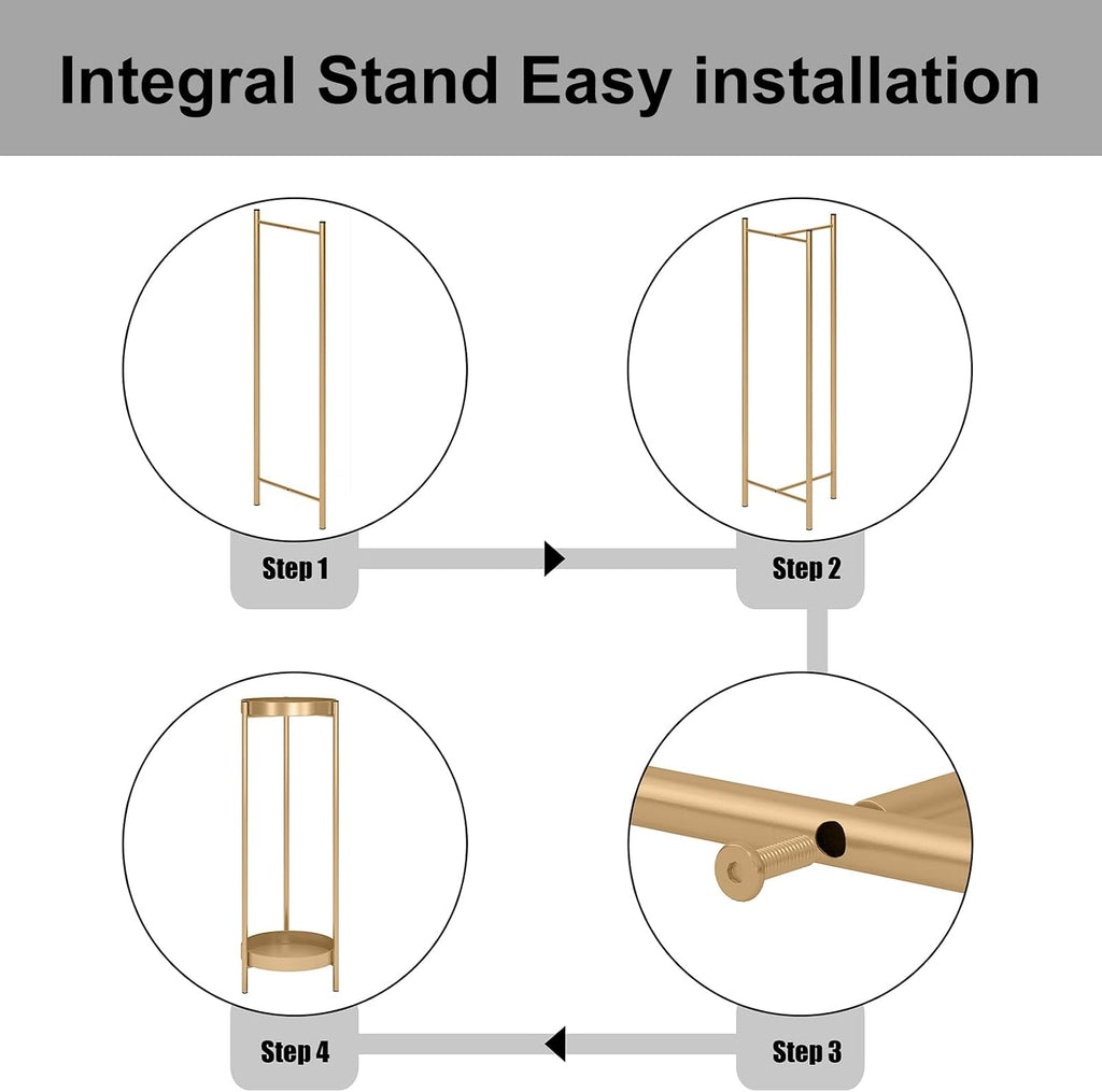 Plant Stand Plant pots Indoor Stands – Metal Flower Pots Stand Plant Shelf for Multiple Plants,2 Tier Removable Display