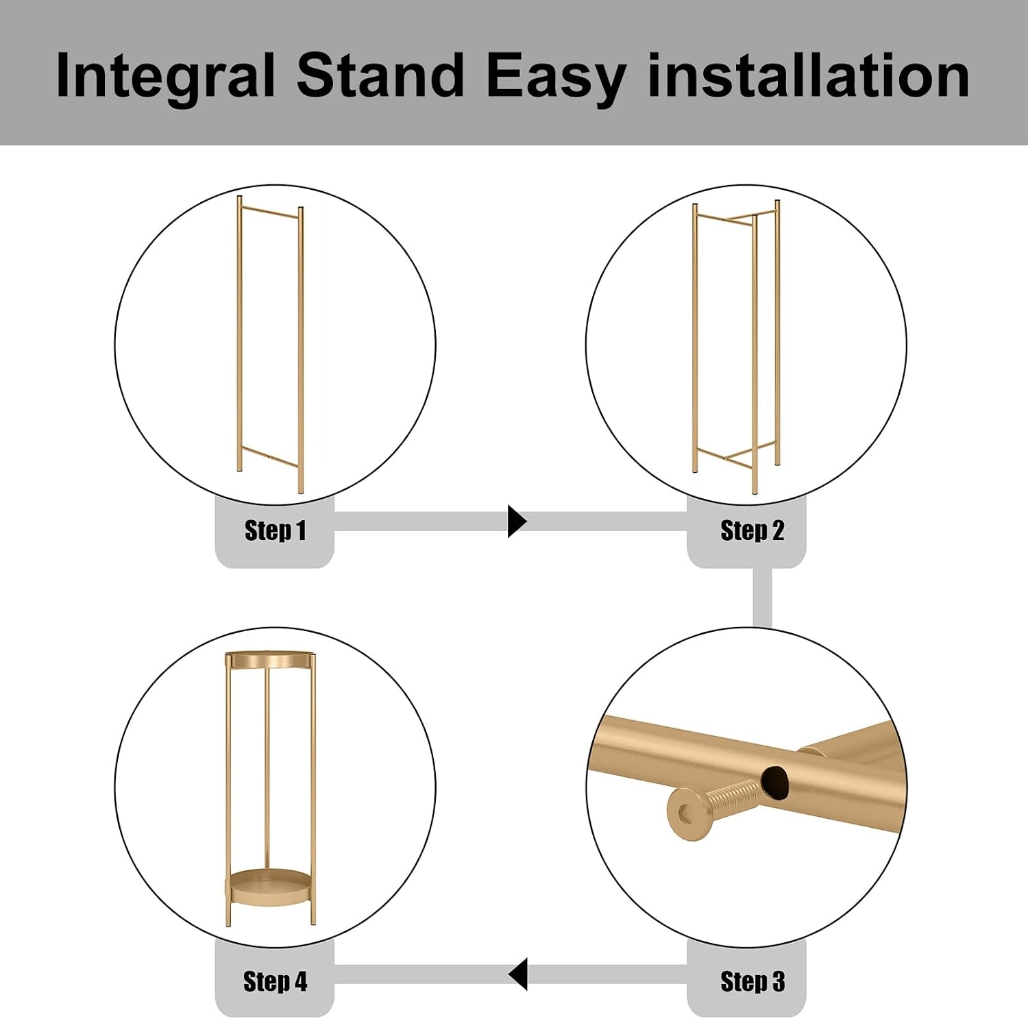 Plant Stand Plant pots Indoor Stands – Metal Flower Pots Stand Plant Shelf for Multiple Plants,2 Tier Removable Display