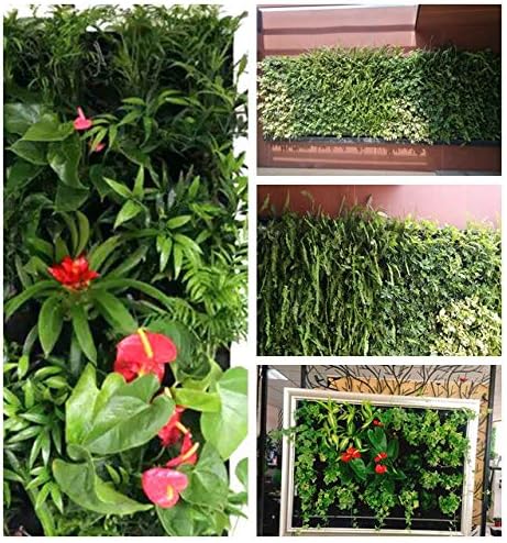 ZOENHOU 2 Pack Total 36 Roomy Pockets Vertical Garden Planter, Wall-Hanging Flower Pot Bags, Felt Wall Mount Balcony