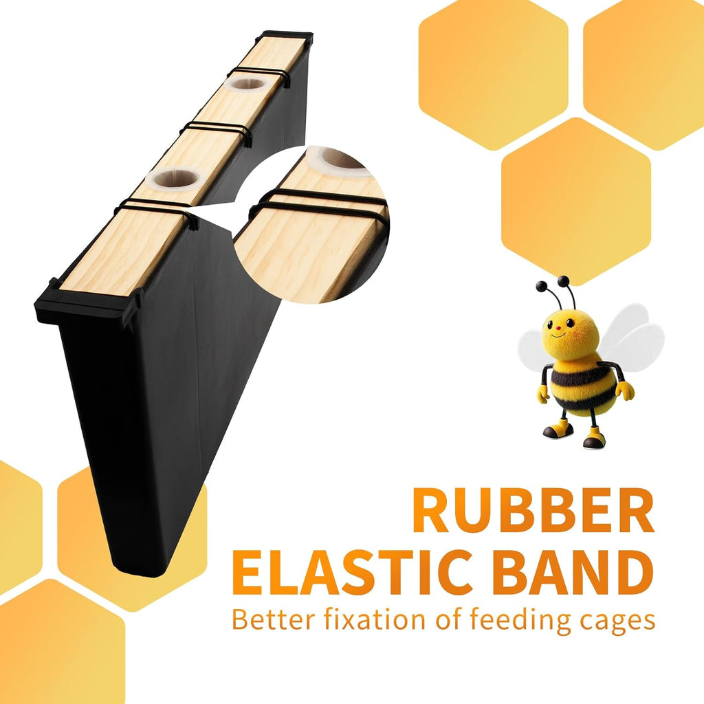 2 Pack 4L Bee Pro Feeder,Frame Feeders for Bee Hive Bee Watering Station,Beehive Frame Feeder Deep Frame Water Feeder