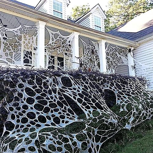 JOYSELLER 450 sqft Spider Web Halloween Decorations Outdoor