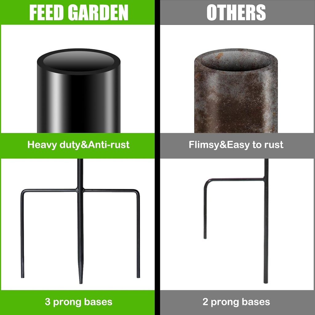32" Small Shepherd Hooks for Outdoor, Adjustable Decorative Garden Hooks for Solar Lanterns, Hanging Plants, Wind
