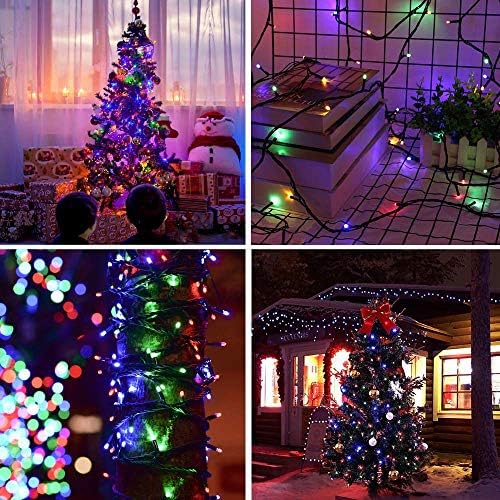 Haili 105FT 300 LED Christmas Lights Outdoor Waterproof (Multi-Colored)