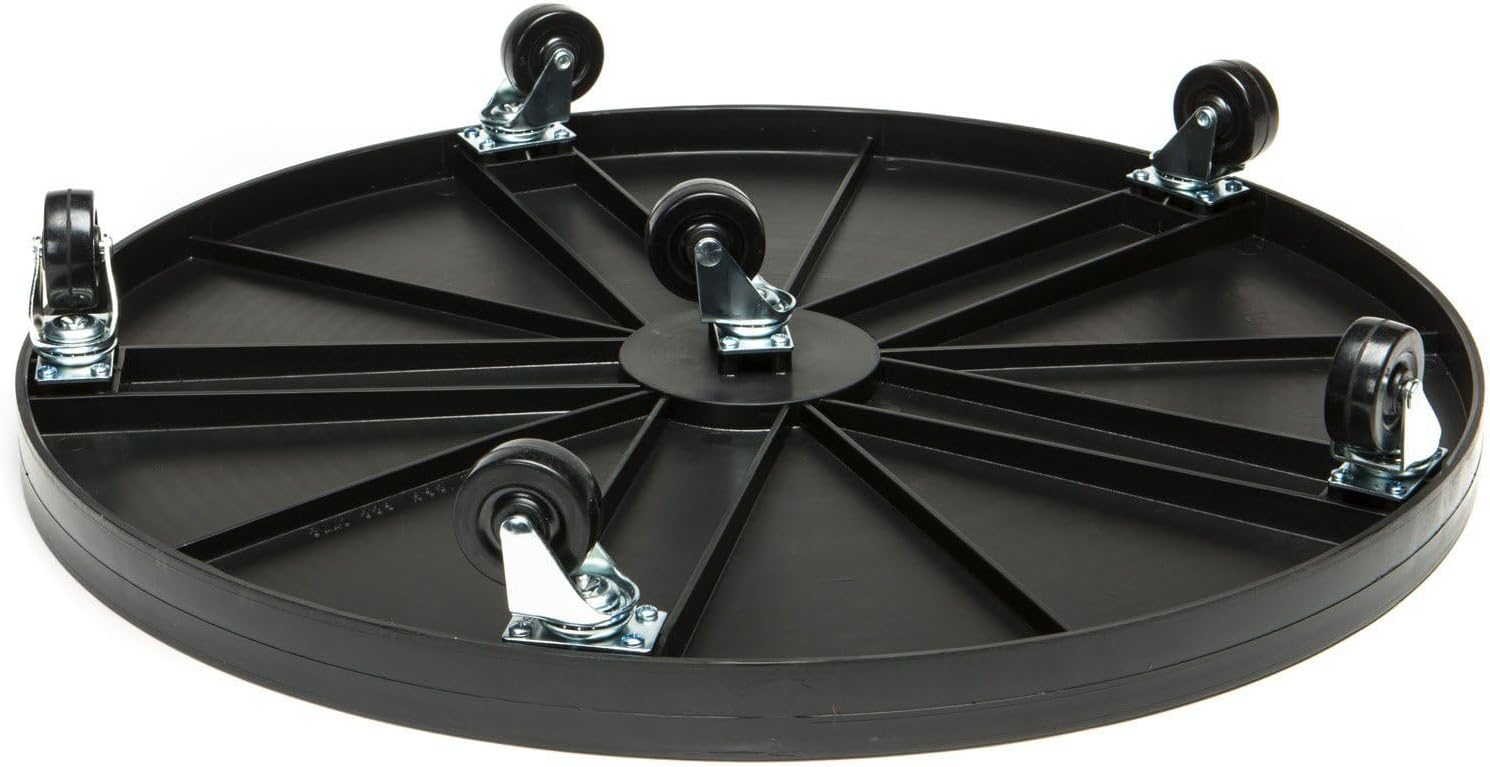 DeVaultEnterprises Devault 23.5 Inch Plant Dolly, Heavy Duty Rolling Plant Caddy with Wheels for Large Pots and