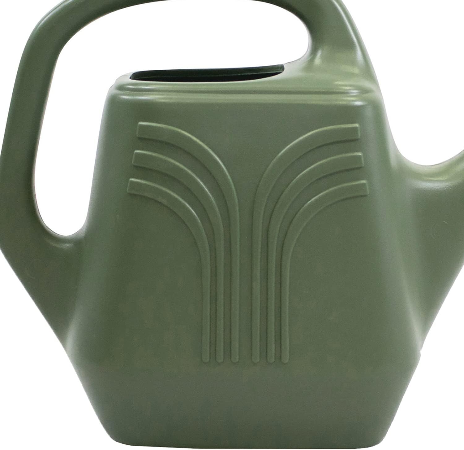 Bloem Promo Watering Can: 2 Gallon Capacity - Living Green - Durable Resin, Removable Nozzle Spout, Two Handles, Wide