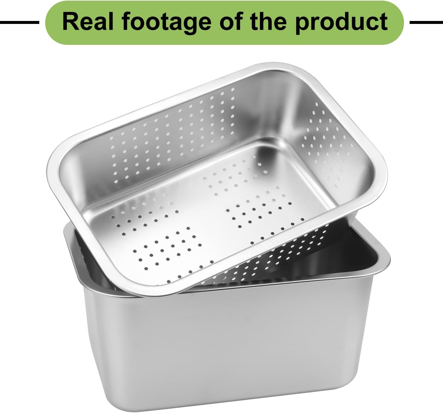 2 Set (4 Pack) Stainless Steel Sprouting Tray, 13 x 9 inches Stainless Steel Germination Trays for Indoor Microgreens
