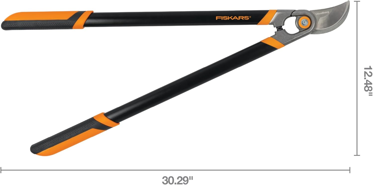 Fiskars 30" Forged Garden Bypass Loppers, 2" Cut Capacity Tree Trimmer | Branch Cutter Tool, Heavy-Duty Steel Blade
