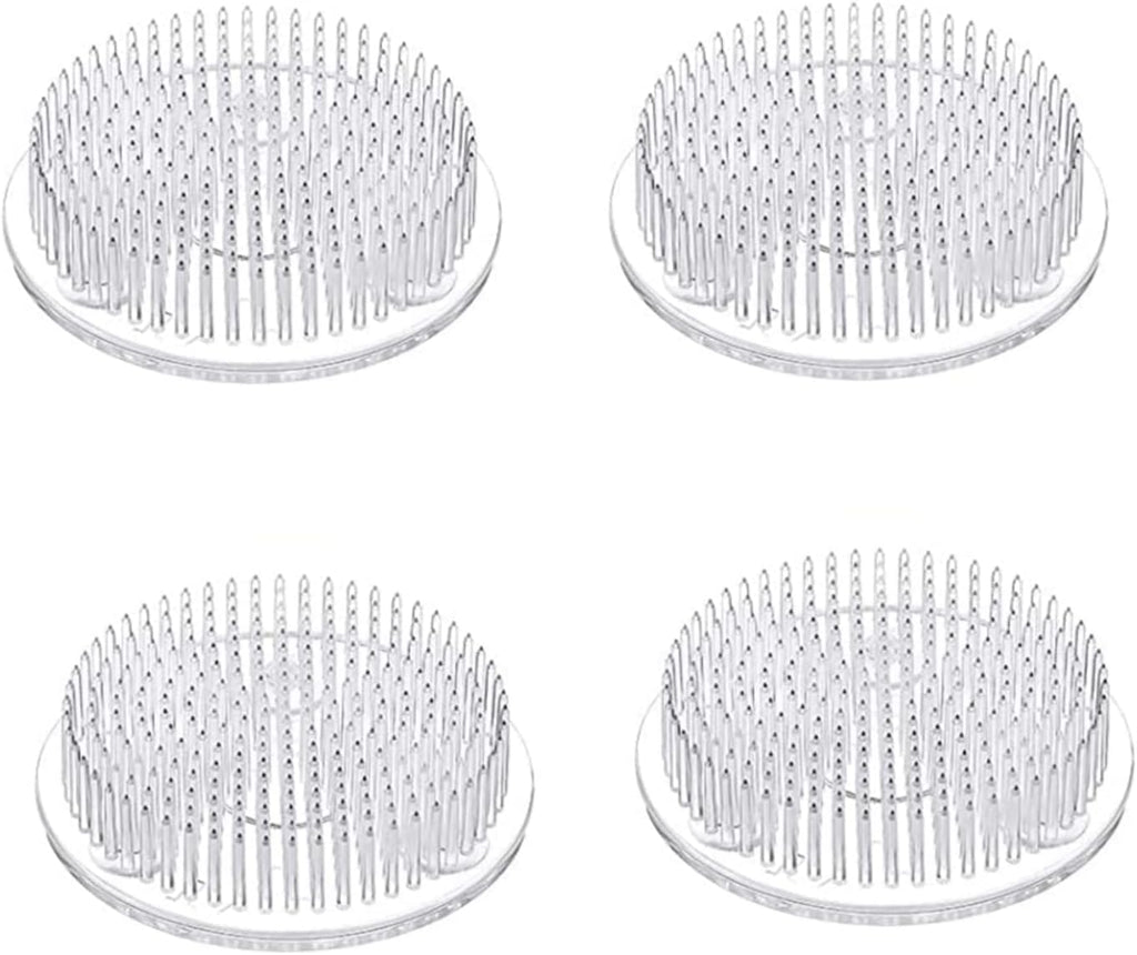 Flower Frog Clear Plastic Pin Frog Flower Arrangement Holder 2.76" Inch (70mm)