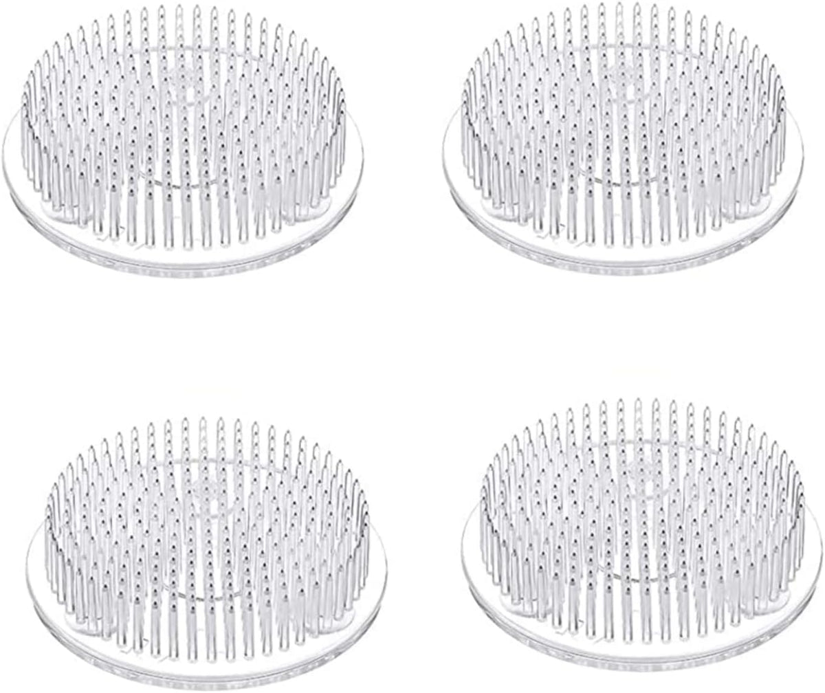Flower Frog Clear Plastic Pin Frog Flower Arrangement Holder 2.76" Inch (70mm)