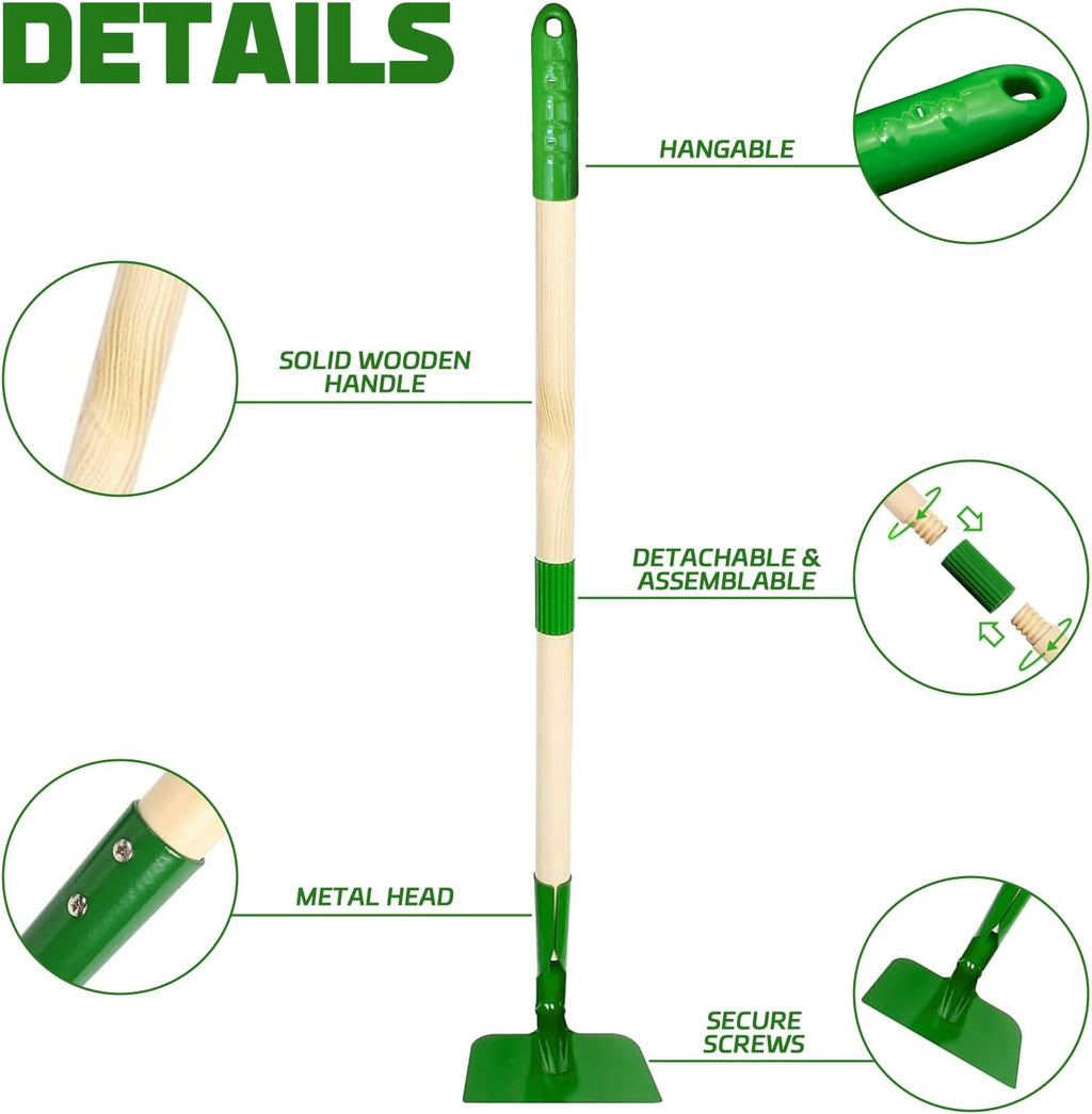 Kids Gardening Tools Set,8pcs Wheelbarrow Set for Kids with Shovel, Rake, Watering Can Outdoor Backyard Farm Digging