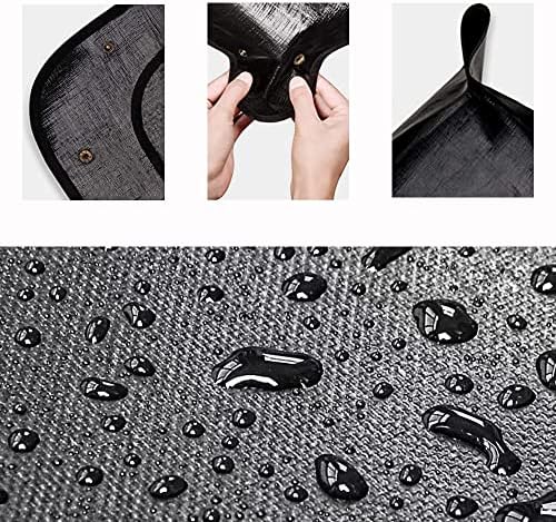 BIUWING 2PCS Indoor Plant Transplanting Repotting Mat Foldable Garden Work Cloth Waterproof Thicken Gardening Mat, Black (26.8" x 26.8")