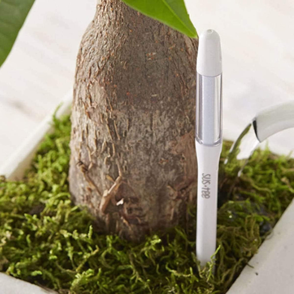 IPPINKA Sustee Aquameter, Set of 4, Plant Soil Moisture Sensor, (White, Medium)