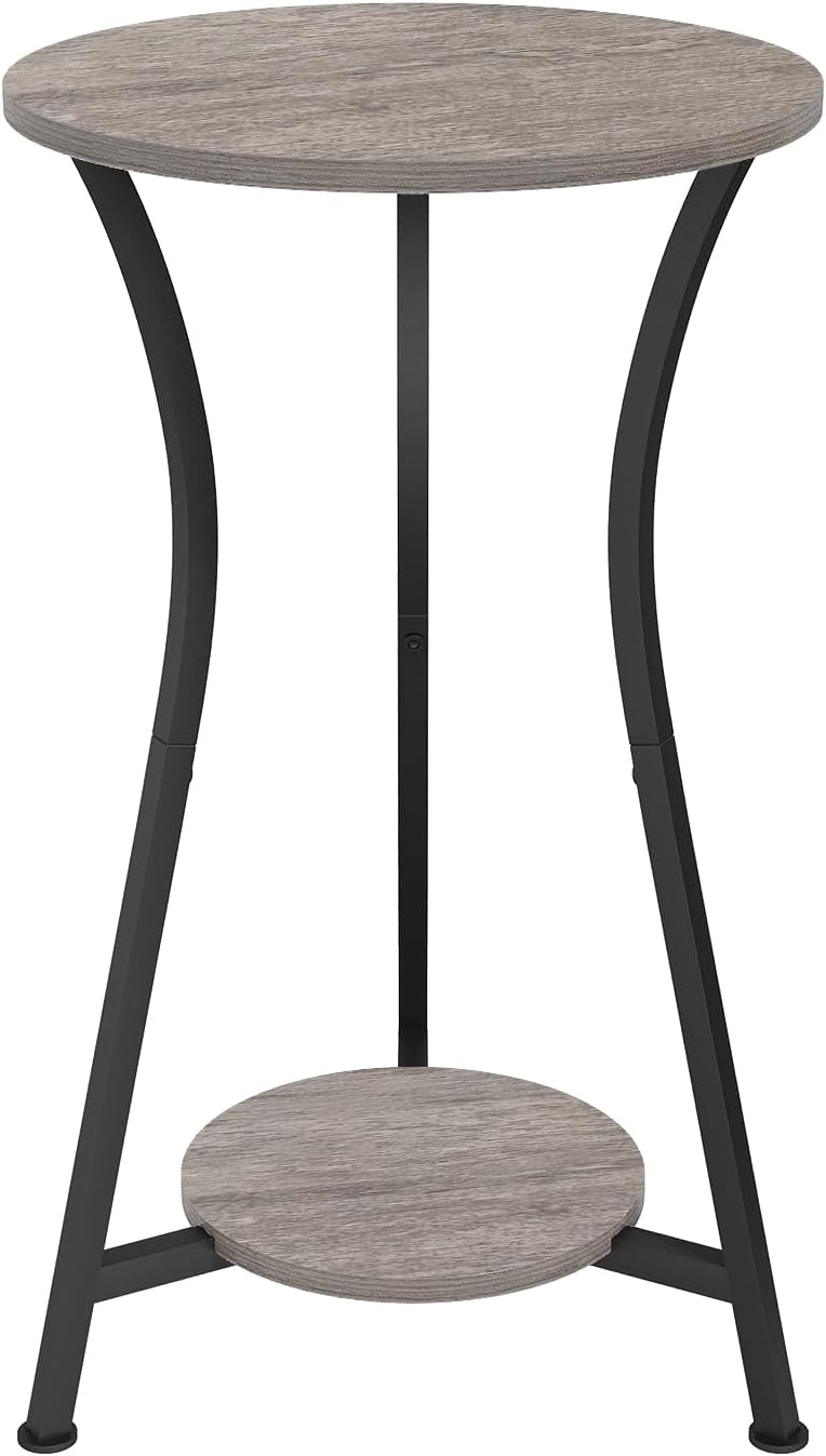 YINMIT Plant Stand Indoor, Wood Tall Plant Stand, 2 Tier Plant Shelf Holder | 21.8 In Corner Plant Stand, Flower Stand