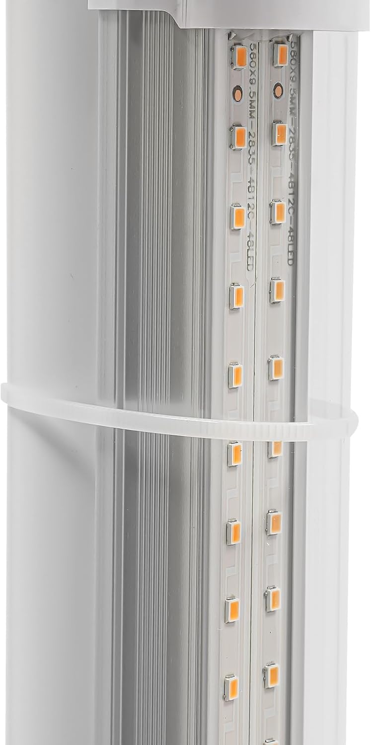Hydroponics Tower Garden Vertical Growing System Kit, 30-Plant Indoor Gardening Planter Germination Kit with LED Grow