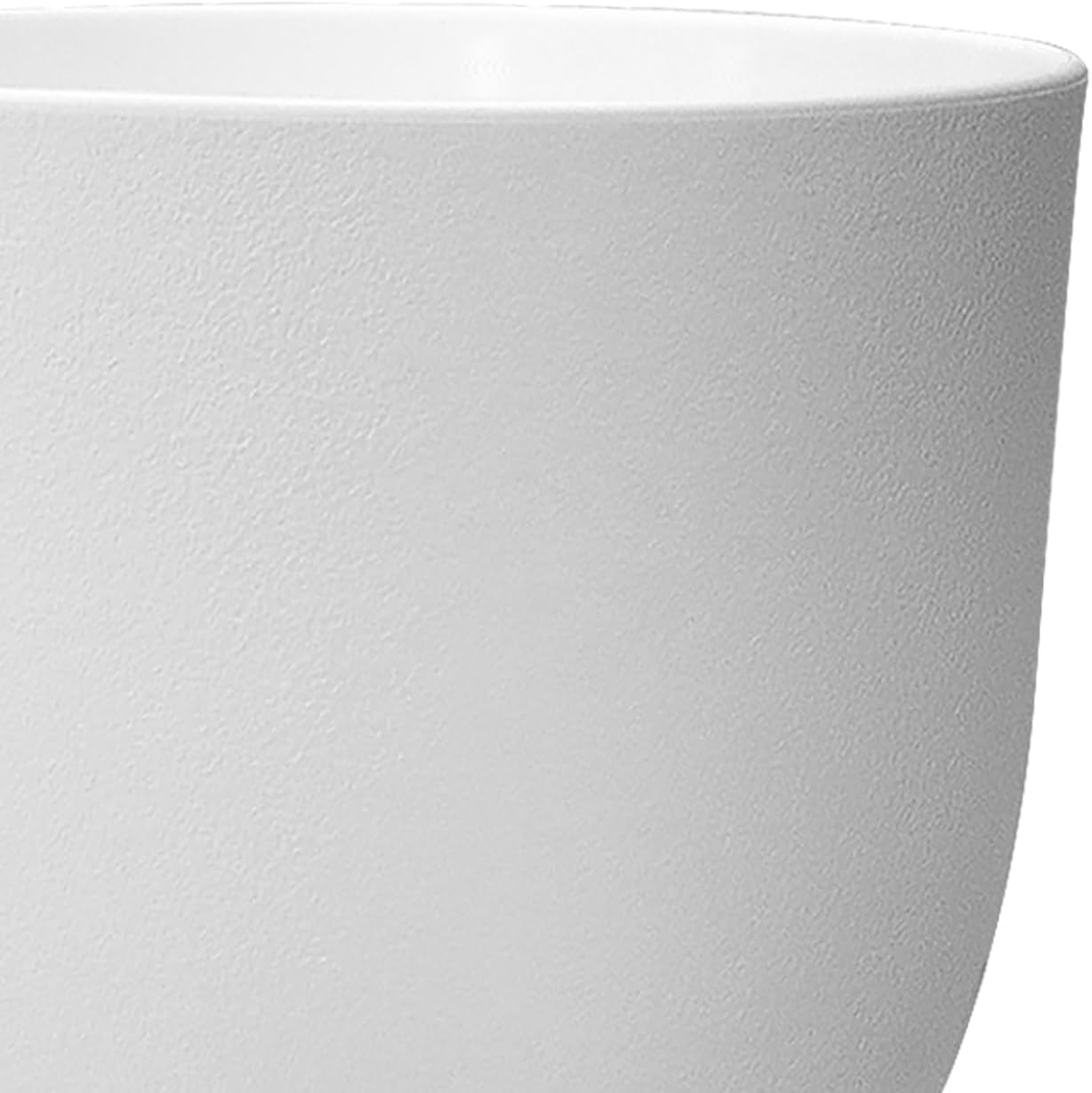 WSMKSZ 10/9/8 inch Medium Flower Pots, 3 Pack Modern Decorative Plastic Planters with Drainage Holes and Tray, Plant
