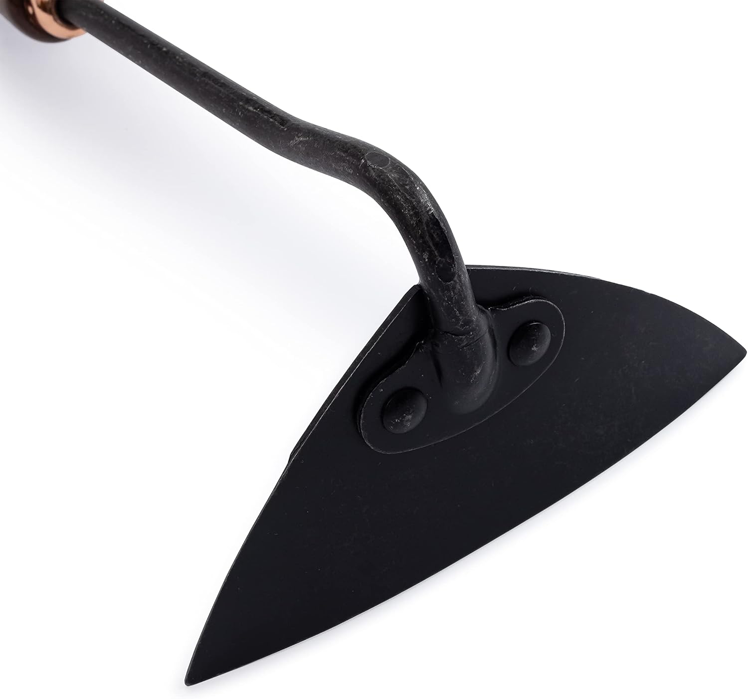 Barebones Triangle Hoe - Stainless Steel Hoe - Japanese Gardening Tools for Weeding, Long Handle and Hand Hoe