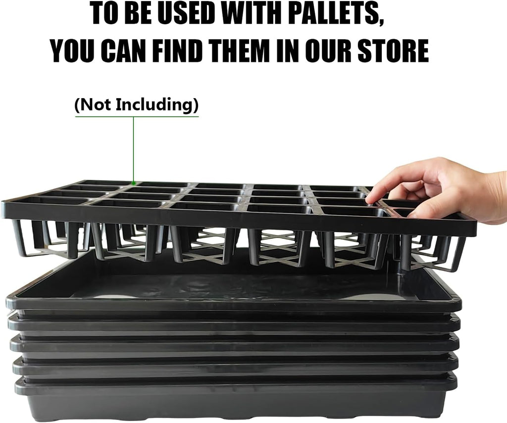 RooTrimmer 5 Pack Nursery Potting Tray, Carrying and Holding Plant Tray for Seeds Starting Pot, Collecting Drainage
