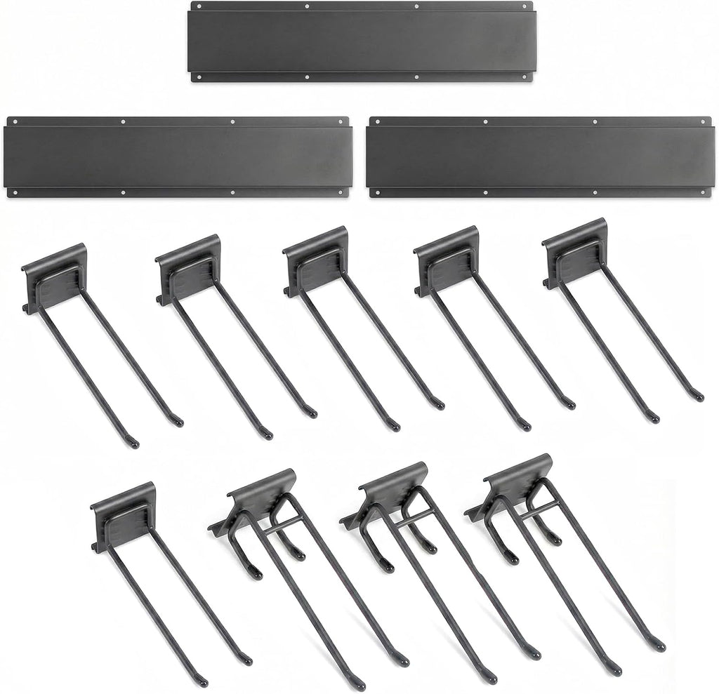 MBQQ Garage Tool Organizer Wall Mounted, 24 Inches Adjustable Garden Tool Organizer Rack,Heavy Duty Yard Tool Organizer