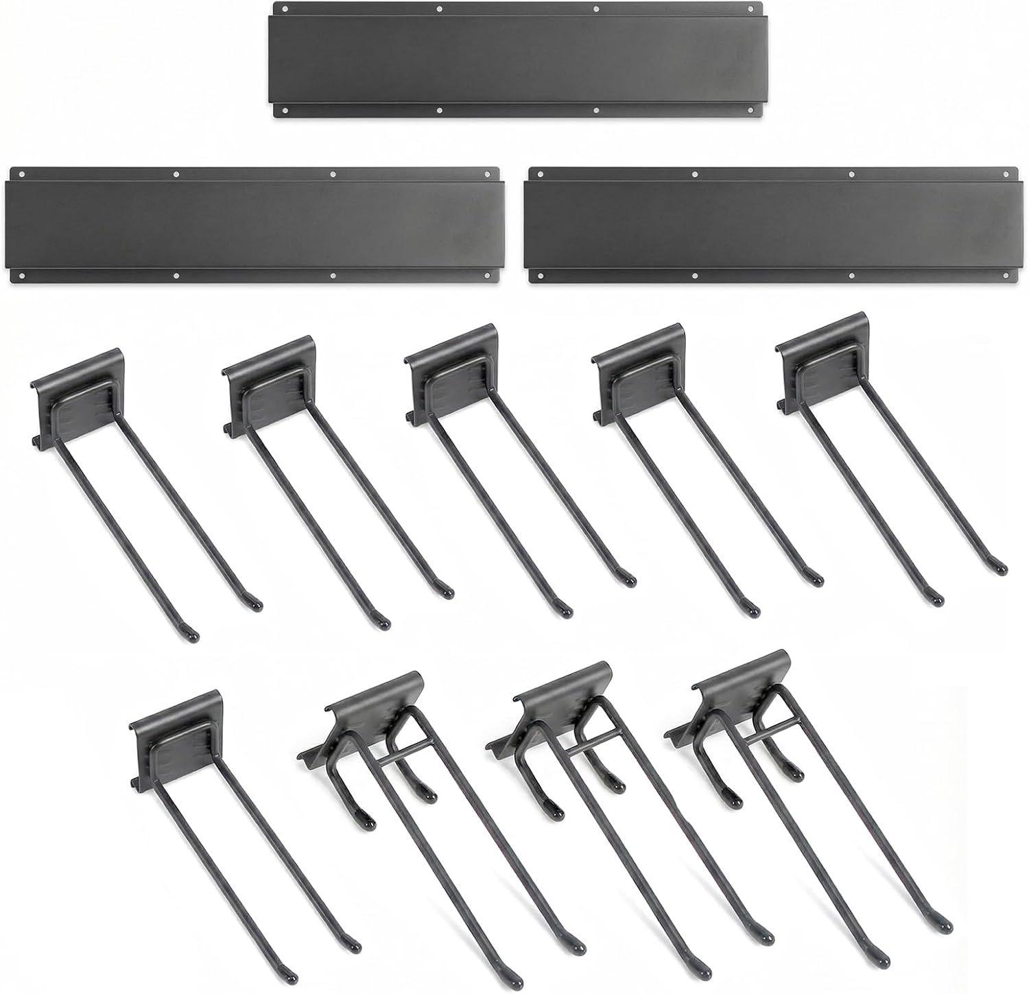 MBQQ Garage Tool Organizer Wall Mounted, 24 Inches Adjustable Garden Tool Organizer Rack,Heavy Duty Yard Tool Organizer