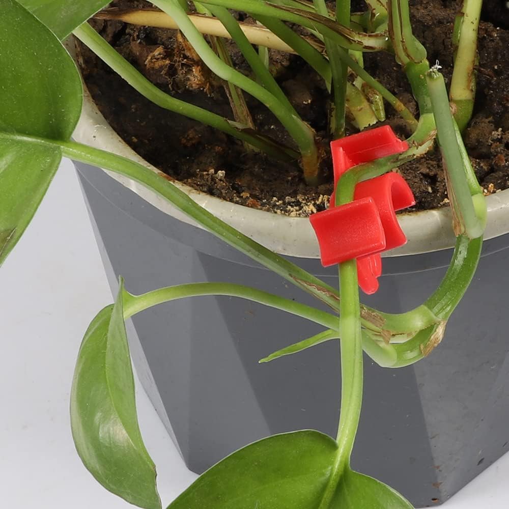 LucyPhy 90 Pack Plant Bender Angle Adjustable Plant Training Clips Low Stress Training Clips 90 Degrees Plant