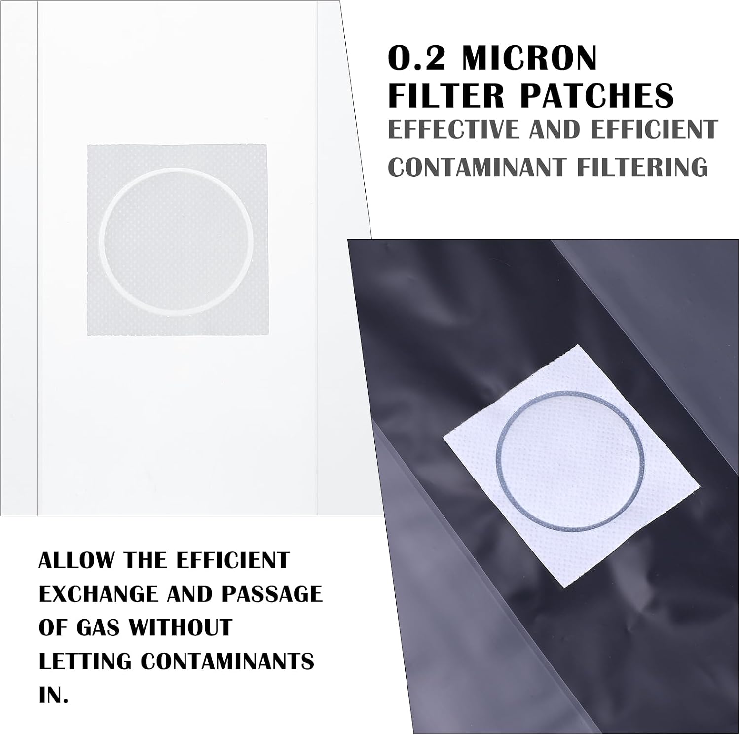 Lemecima 50-Pack Autoclavable Mushroom Growing Bag Bulk with Microporous Filter Patchs - Large 8"x5"x20" Extra 6 Mil