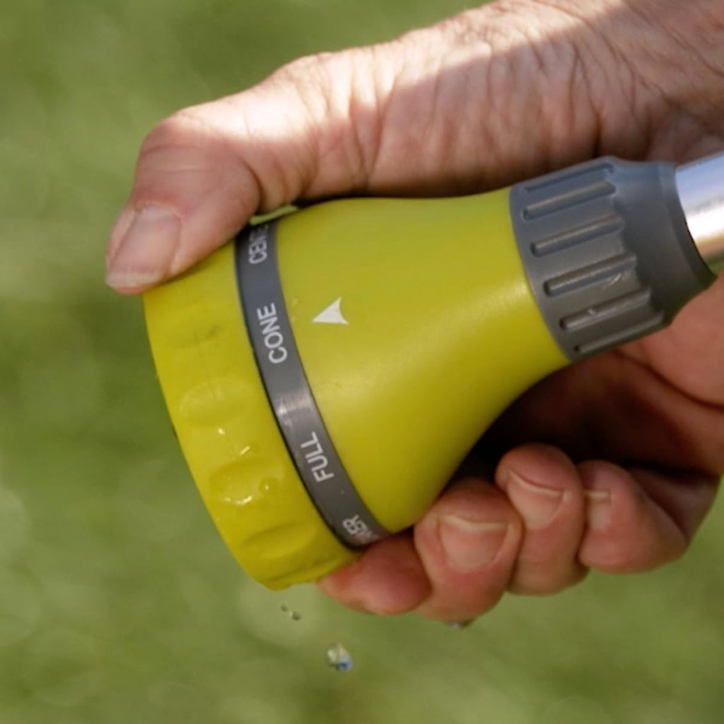 15" Watering Wand, 8 Spray Patterns, Thumb Control