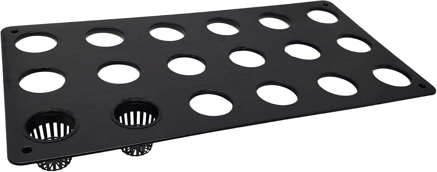 1020 Net Pot Trays 18 Hole | 5 Pack | Hydroponic Growing in 1020 Seed Trays