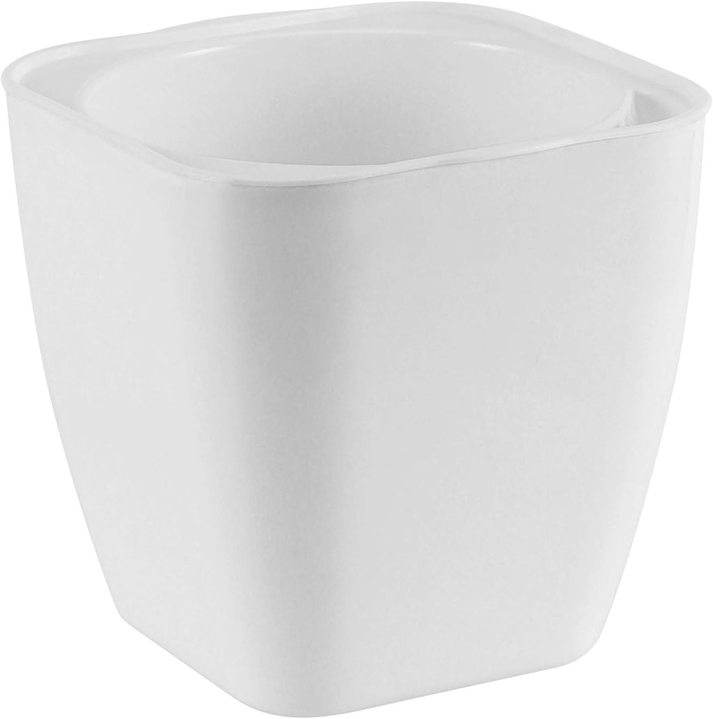 5 Inches Self Watering Planter, 10 Pack Plastic Self Watering Pots with 10 Wick Ropes, Wicking Flower Pots for Violets