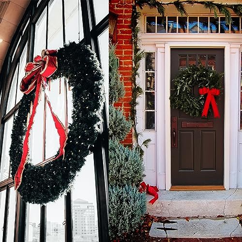 16inch Large Natural Grapevine Wreath Rings Rattan Vine Branch Wreath Hoop for DIY Craft Christmas Easter Holiday Decoration Seasonal Decors (1pcs 40cm/16inch)
