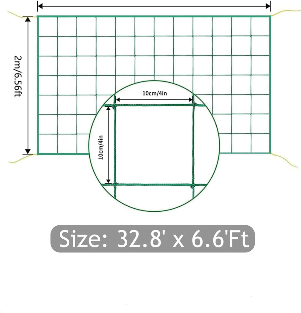Trellis Netting, Heavy-Duty Garden Grow Netting for Climbing Plants, Outdoor Indoor Net for Cucumber, Tomatoes, Beans