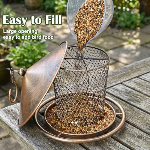 Bird Feeder, Weatherproof Wild Bird Feeders for Outdoors