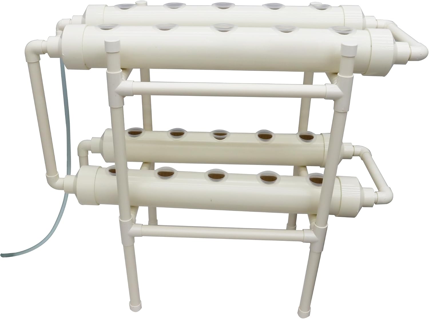 Hydroponic Growing System 20 Plant Site Hydroponics Gardening Grow 2 Layers 2 Rows 4 Tubes Planting System with Water