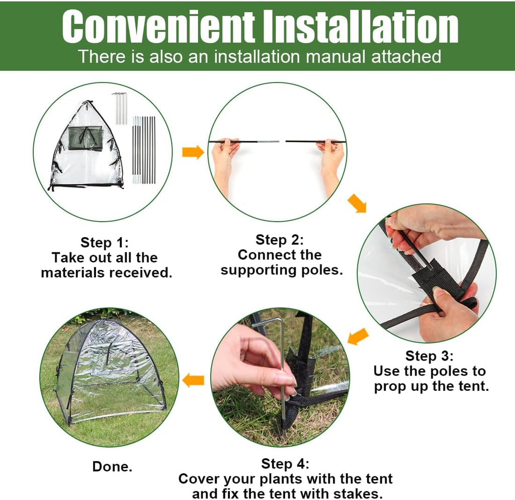 Plant Covers Freeze Protection, Outdoor Garden Frost Cover, Plant Covers from Animals, garden cloches for plants