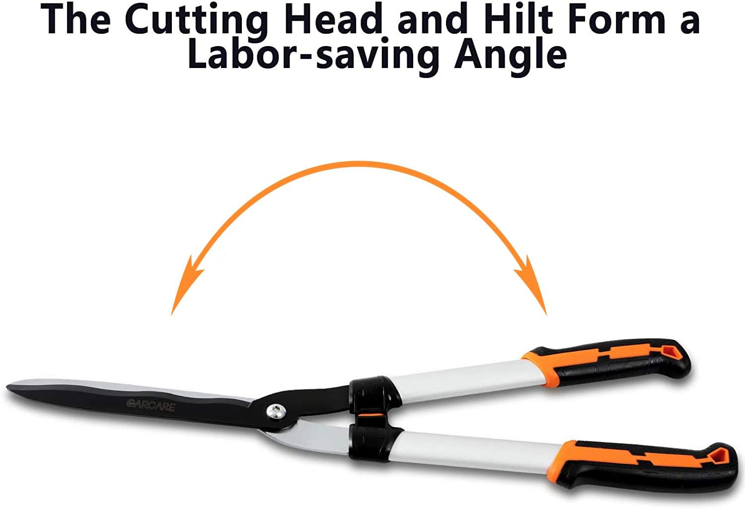 GARCARE Hedge Clippers Pruning Shears 4 in 1 Set Garden Pruning Tool Set | High Carbon Steel, Lopper, Folding Saw