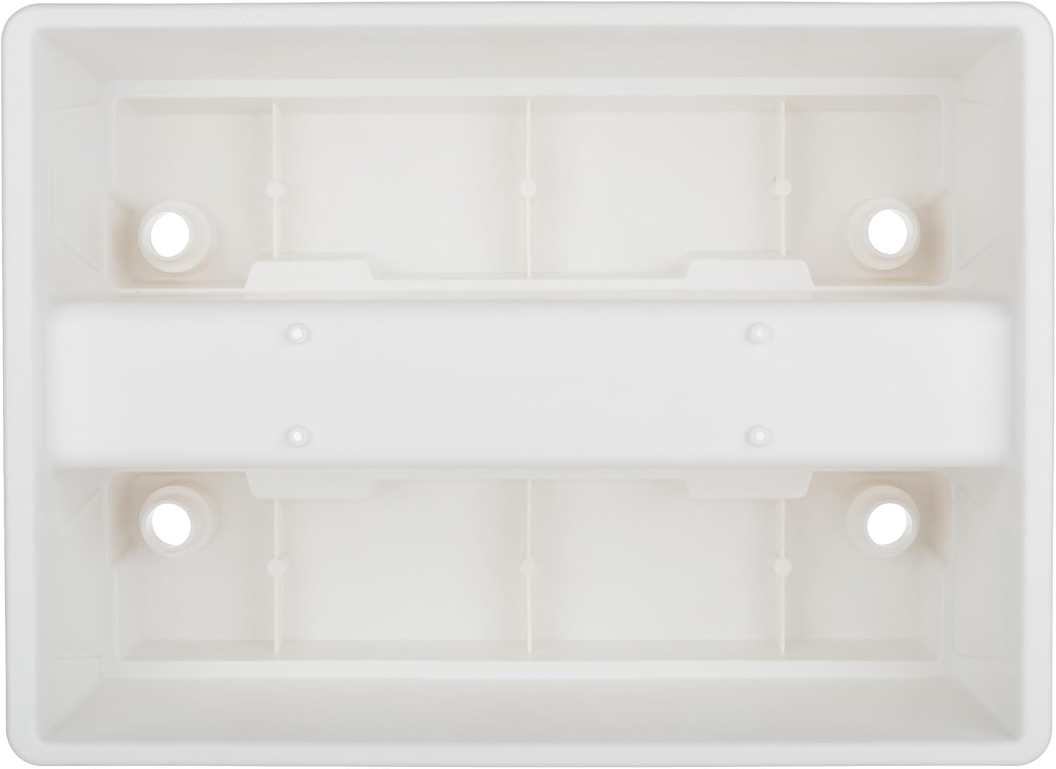 Pure Garden Railing Planter - 20.75-Inch Flower Box with Drainage Insert - 6-Gallon Outdoor Planter Box - Deck, Porch