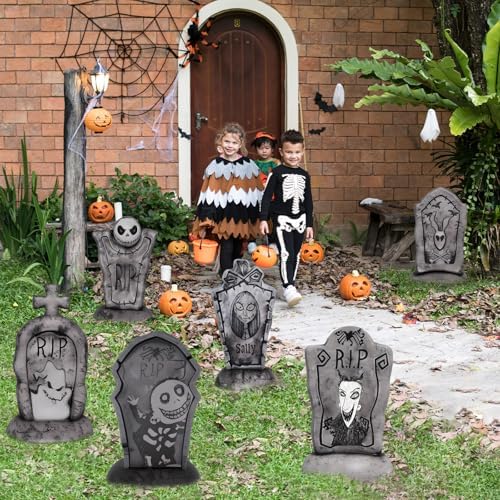 17Inch Halloween Yard Signs Tombstones Decorations Outdoor Graveyard