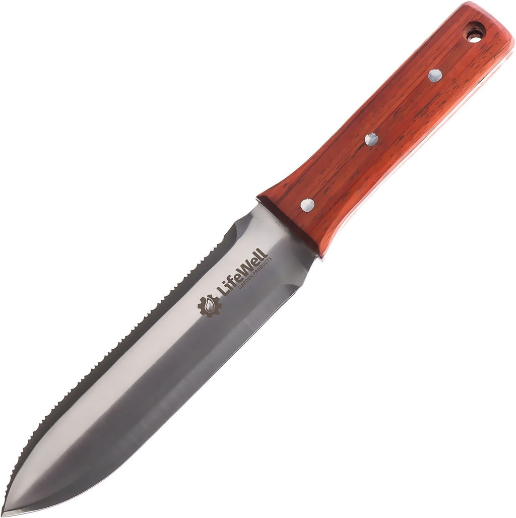 Hori Hori Knife Gardening Tool -LifeWell Garden Products.Best All-Purpose Japanese Garden Knife with LifeTime