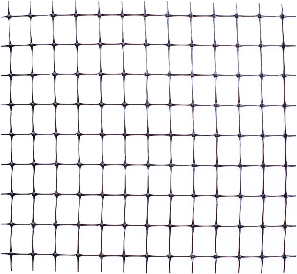 Tenax Deer Netting - Heavy Duty, 7ft Netting for Gardens - 7 Ft x 100 Ft - Black Polypropylene