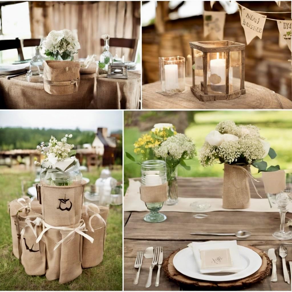 40 inches Wide x 24 feet Long Burlap Roll - Premium Jute Liner | Heavy Duty (7 oz) | Frost Guard Seed Cover for