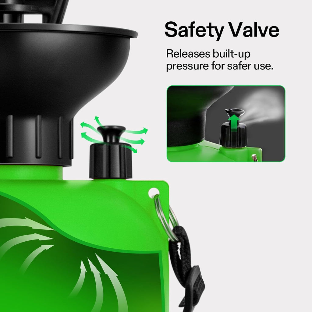 VIVOSUN 1.35-Gallon Pump Pressure Sprayer | Lawn & Garden Water Sprayer with Adjustable Shoulder Strap, for Spraying