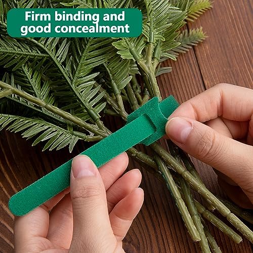 60 Pcs Christmas Garland Ties, Adjustable Nylon Garden Plant Cable Straps